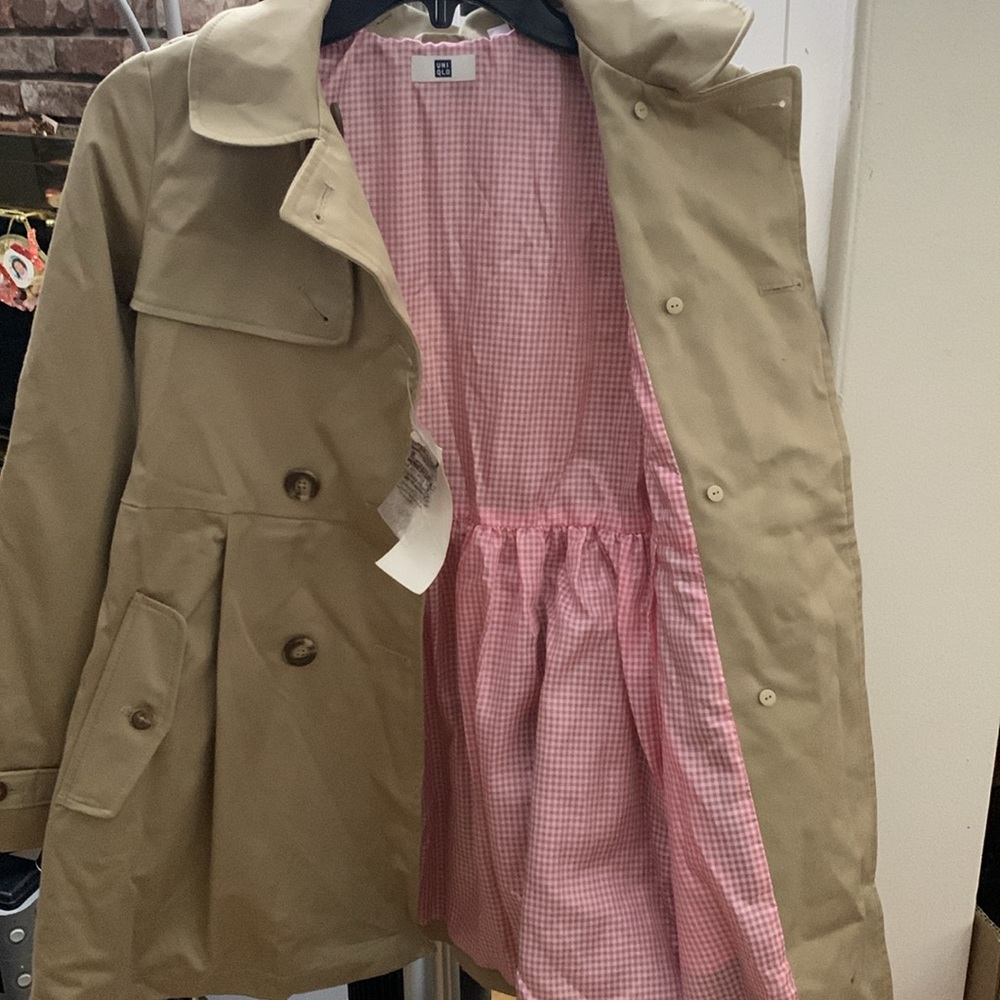 Girls Trench Coat. - Picture 3 of 3